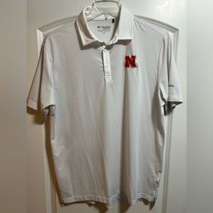 Nebraska Columbia Golf Polo